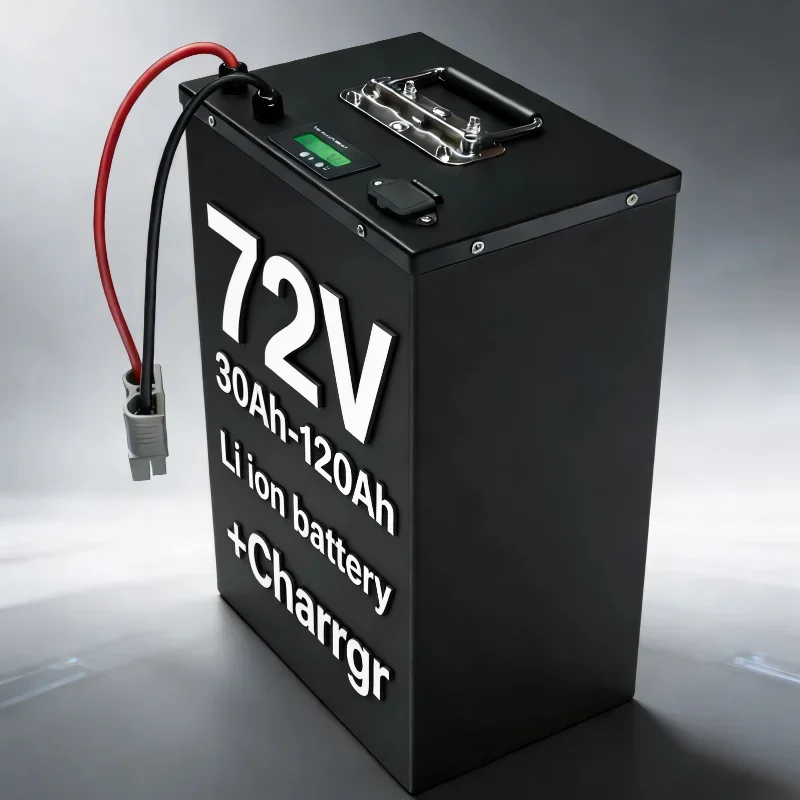 72V 30Ah-120Ah Li-ion Battery for 1000W/2000W/3000W/3500W Golf Cart AG Tractor | High Capacity Lithium Ion Battery with