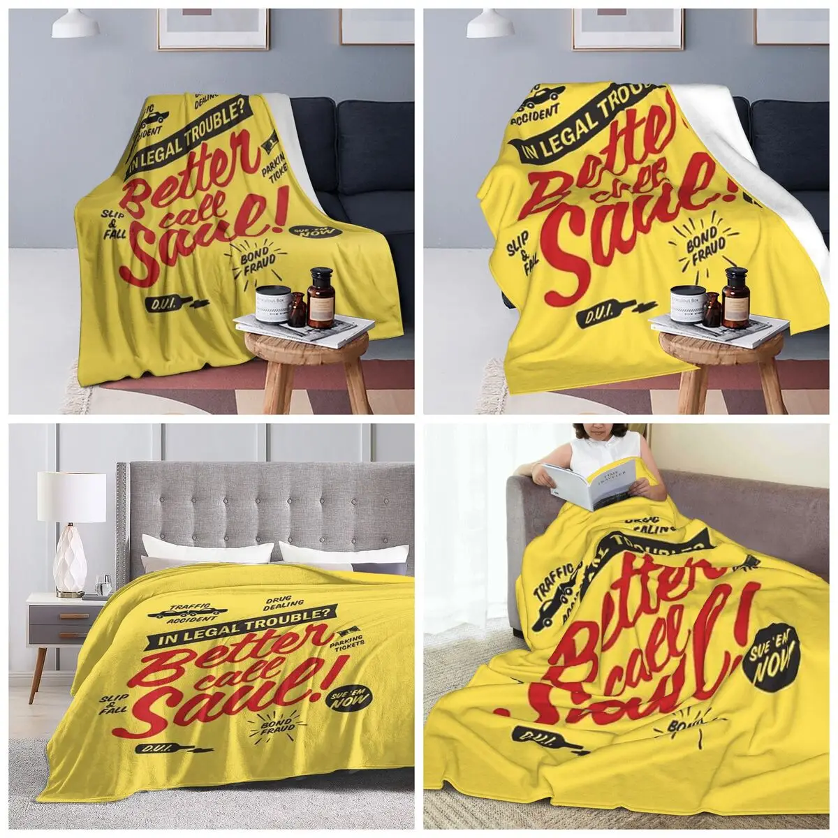 Better Call Saul Saul Goodman Blankets Soft Warm Flannel Throw Blanket Bedspread for Bed Travel Home Couch