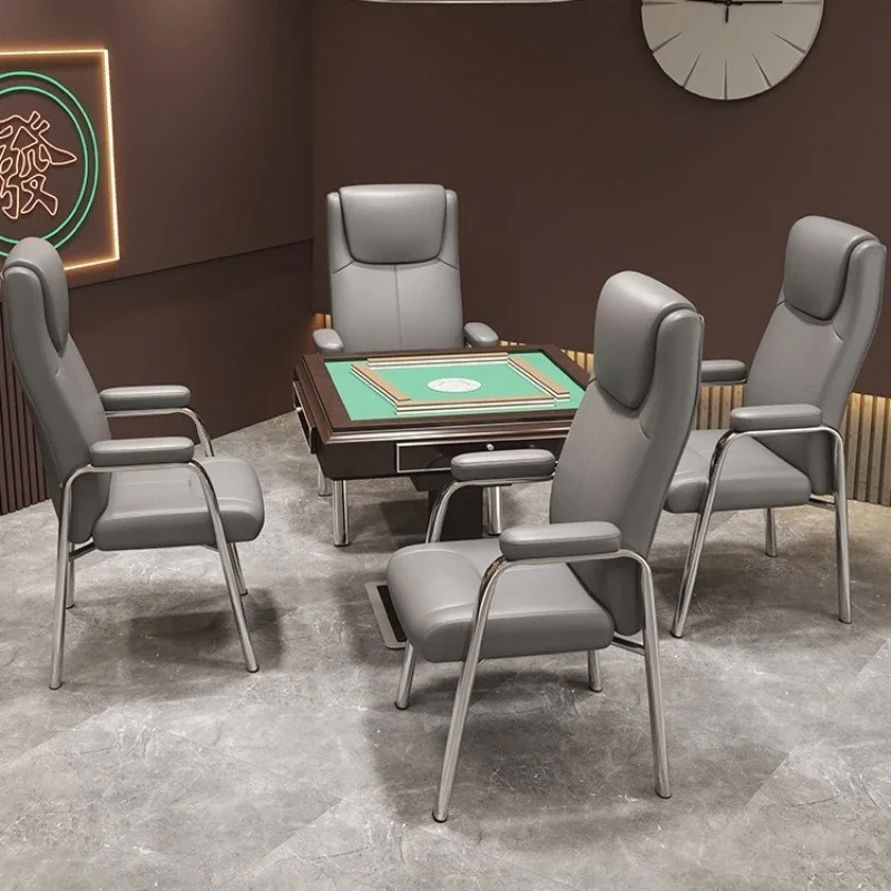 Modern Mahjong chair Teahouse chair Comfortable sedentary conference chair High back office chair