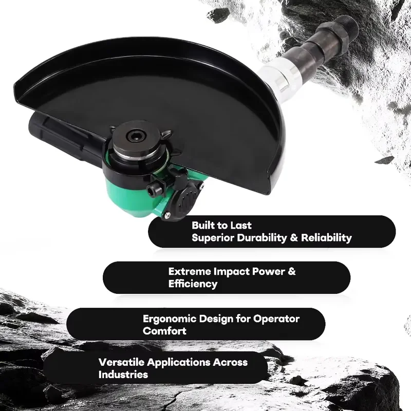 International General Pneumatic Angle Grinder with 82mm Cutting Depth for Safe and Reliable Operation Customizable Service
