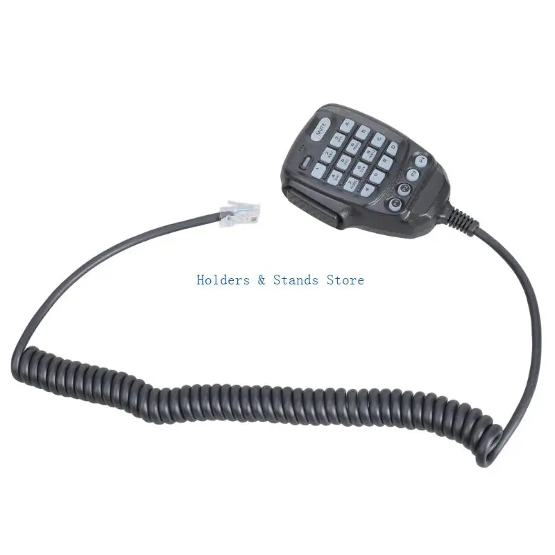 

Y4ue замена микрофона надежный спиральный кабельный микрофон Pu Cuil Speed ​​Mic для FTM-300DR