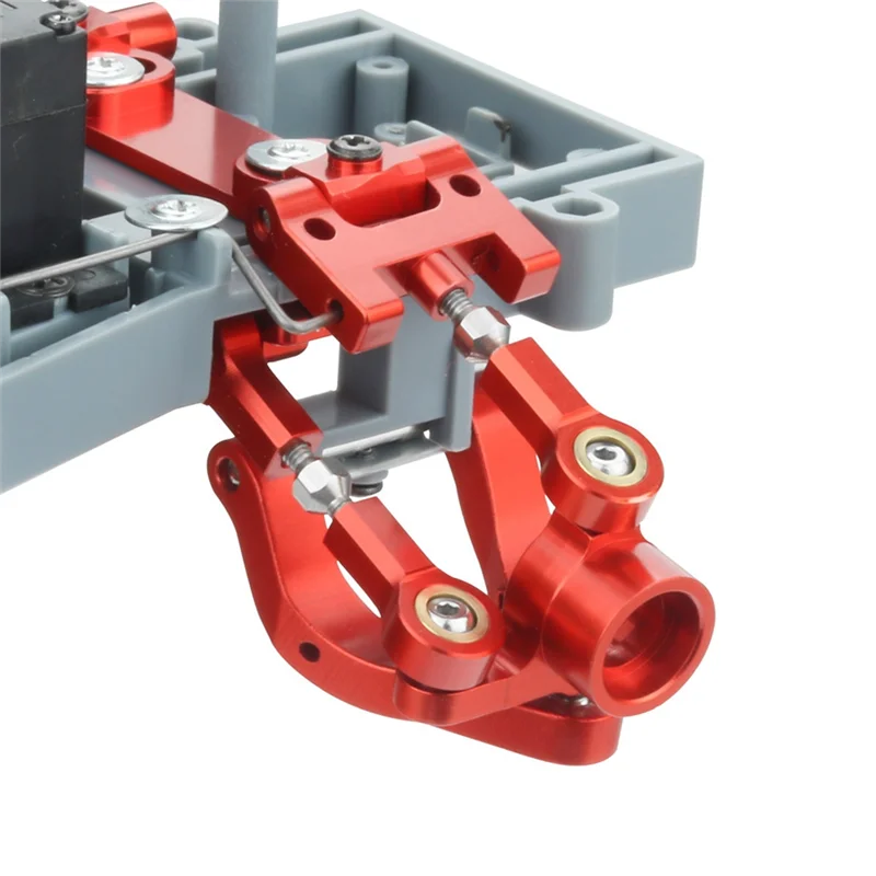 Copa de dirección de metal, brazo oscilante superior e inferior, bloque de giro deslizante de dirección para D12 D42 1/10 RC, piezas de actualización de coche, 3