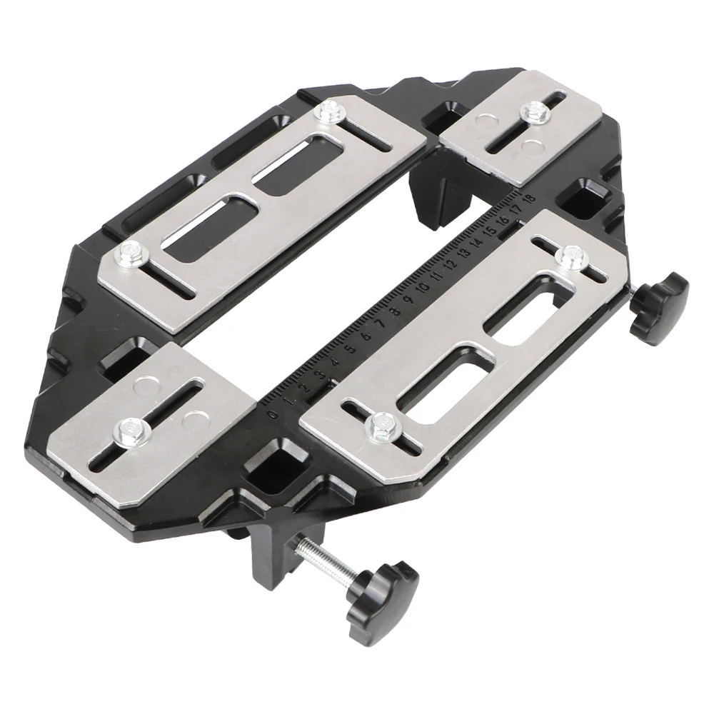 Wood Door Positioning Slotter Hinge Hole Opener Woodworking With Spanner Hidden Gate Slotting Lock Guide Plate Locator