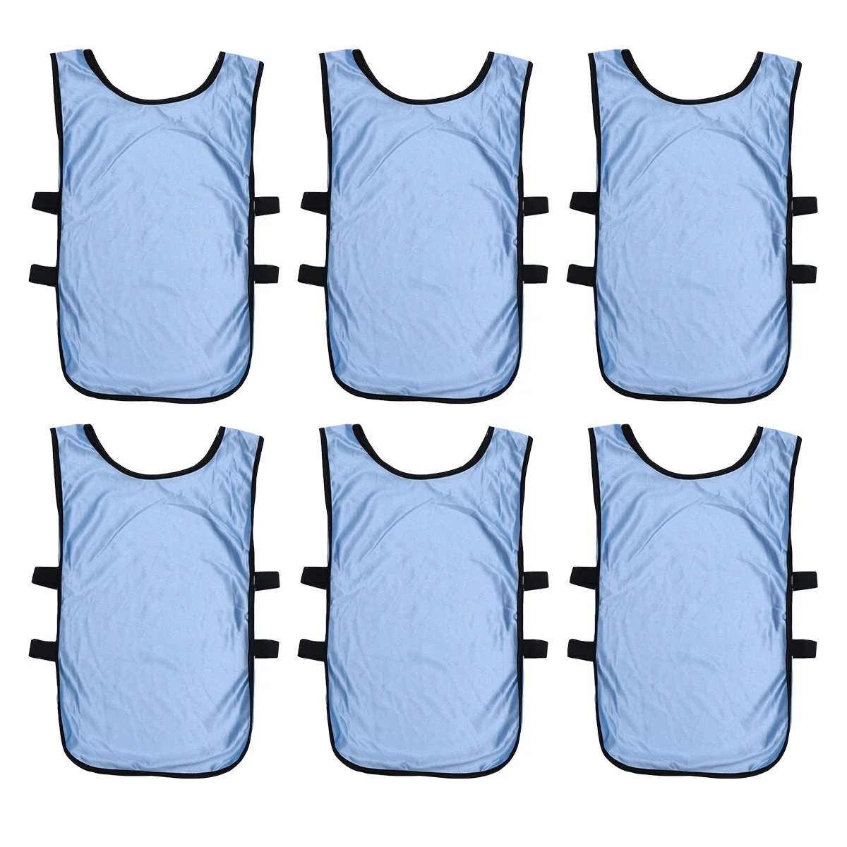 

6Pcs Training Vest Breathable Quickly-Dry Game Tool for Soccer Basketball Football Yellow Football Training Vest