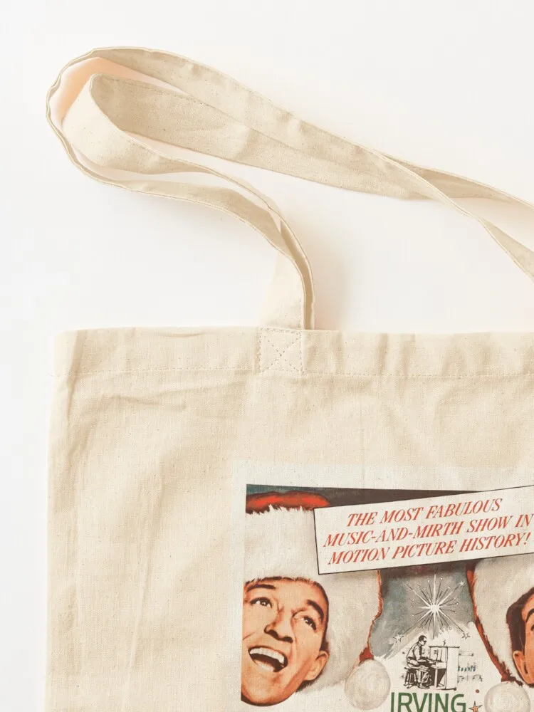White Christmas - Bing Crosby, Danny Kaye Tote Bag Canvas shoulder bag foldable reusable bag Canvas Shopper handbag