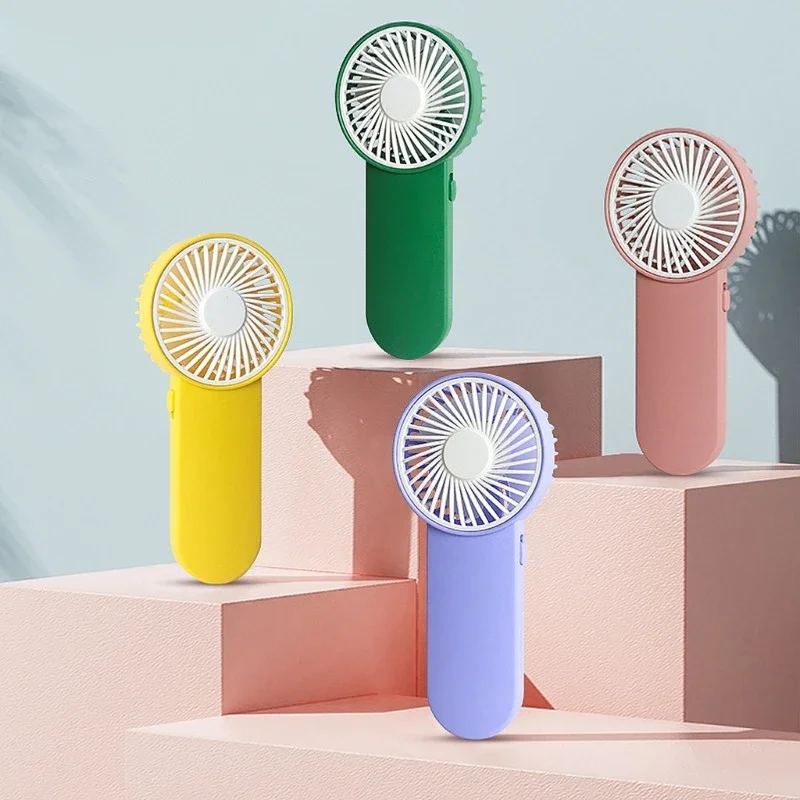 

652F Travel Portable Fan Handheld Mini Fan AABattery Powered Super Mute Cooling Fan for Home Office- Travelling