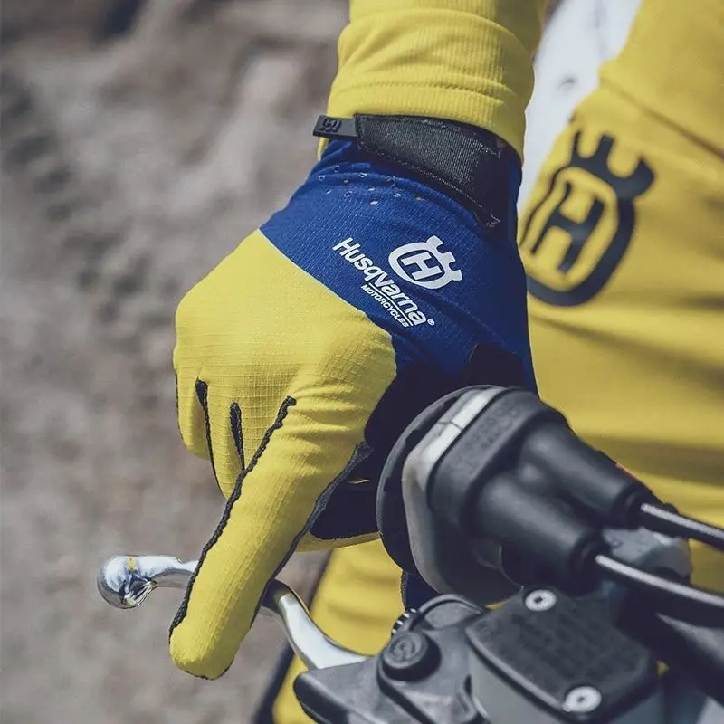 AliExpress 2026 New fOR Husqvarna Motocross Glove Moto Top Navy MX Gloves Off Road Motorcycle Glove MTB Dirt Bike Gloves ACCESSORIES