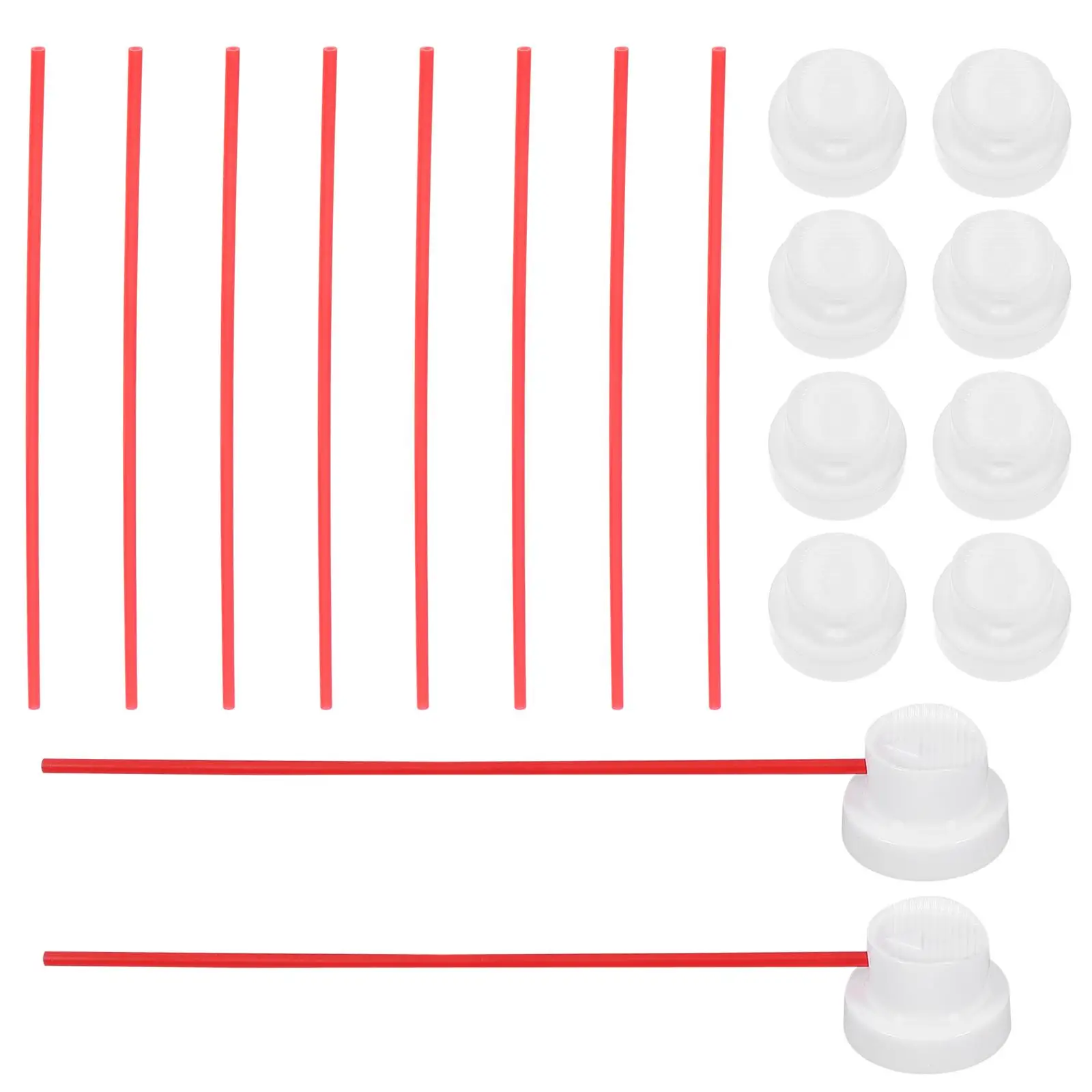

10 Sets Aerosol Nozzle Dust Remover Sprayer Can Tube Replace Extension Replacement Pvc Storage Nozzles Bulk