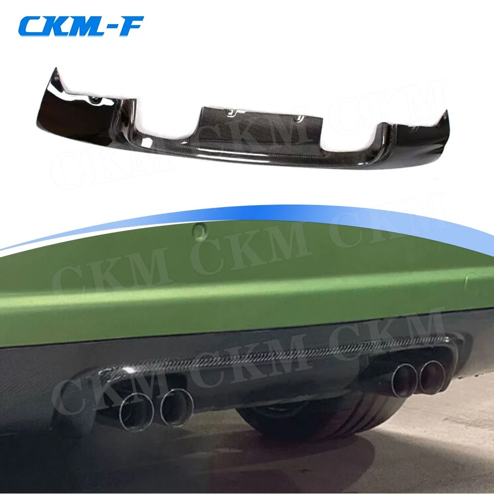 

for BMW E46 M3 Coupe 2000 - 2006 Carbon Fiber Car Rear Bumper Lip Diffuser Spoiler FRP Rear Bumper Protection Guard Body Kits