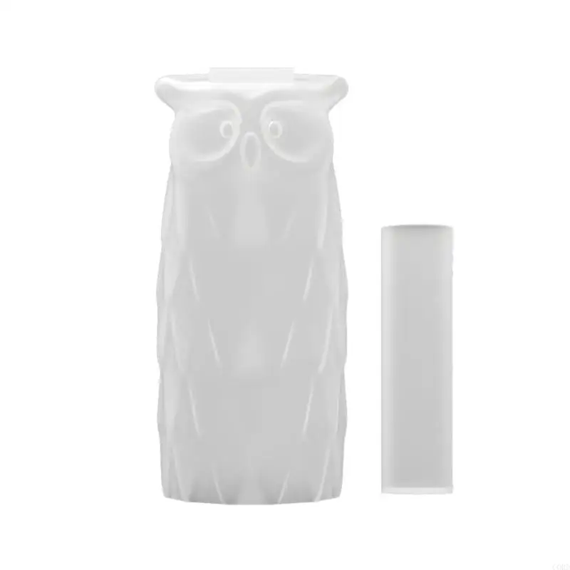 قالب على شكل بومة حرفية من كورد لصناعة حاويات وزخارف الراتنج المزخرفة #2