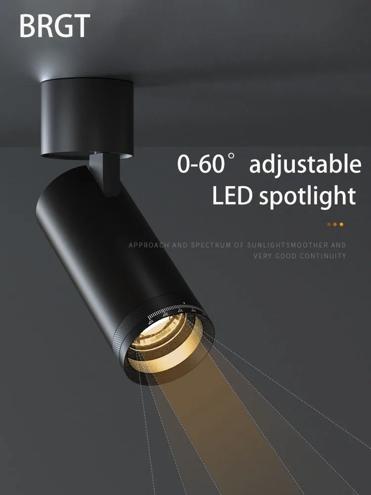 projecteurs-led-monte-en-surface-mise-au-point-reglable-petit-angle-de-faisceau-0-60-°-plafonnier-d'ambiance-de-mise-au-point-zoom-cob-foco