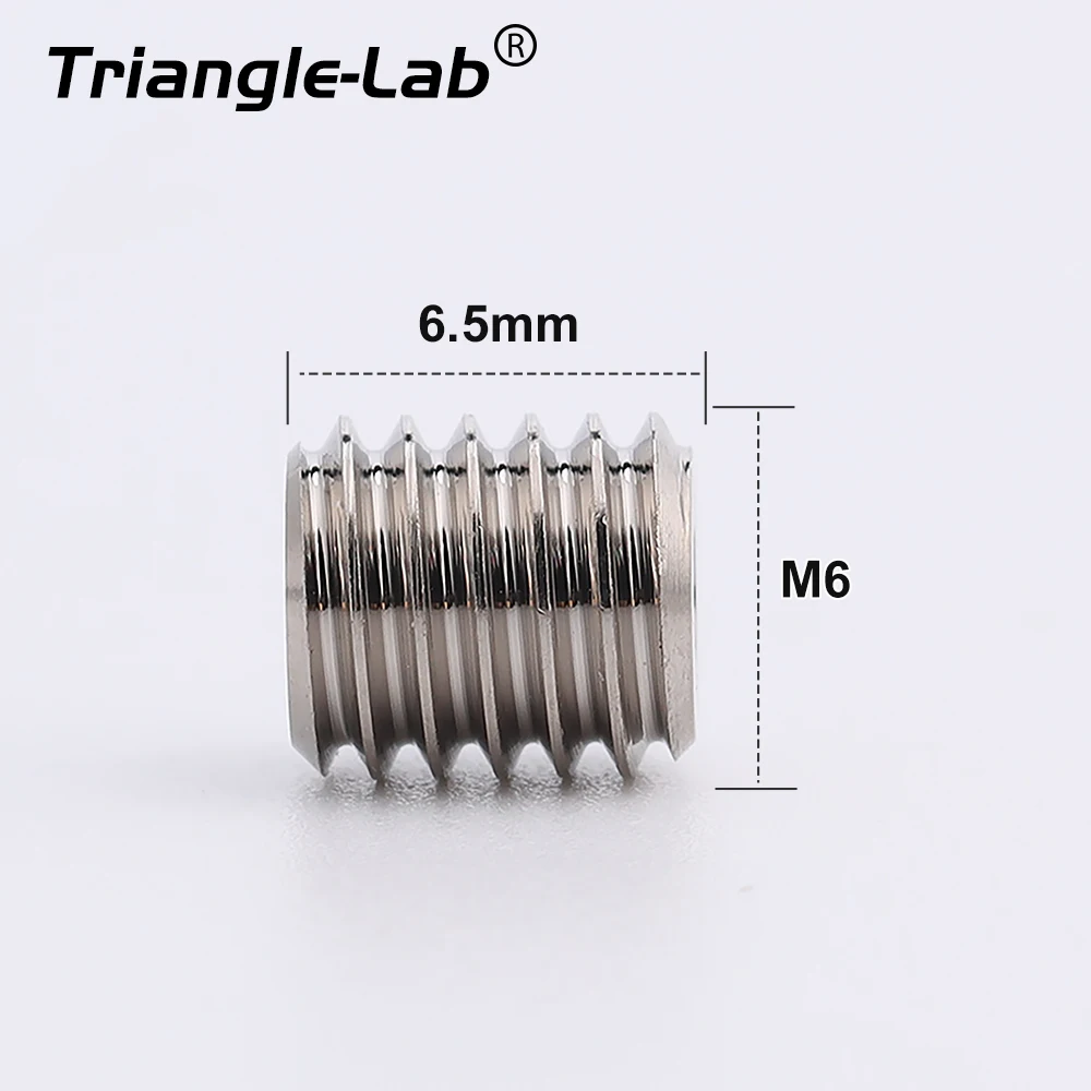 Trianglelab Plated Copper QIDI Adapters and V6 DLC Bimetal Nozzle compatible with QIDI 3D printer