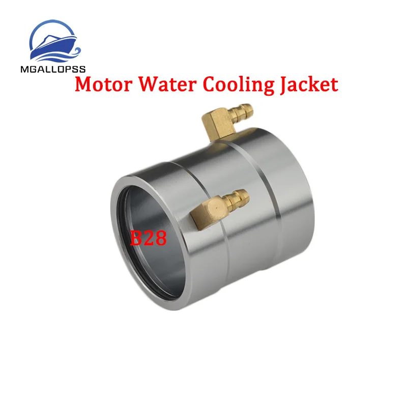 Veste de refroidissement par eau de moteur marin CNC en aluminium pour bateau RC, moteur sans balais, B28 ID 28mm, bonne qualité, 1PC