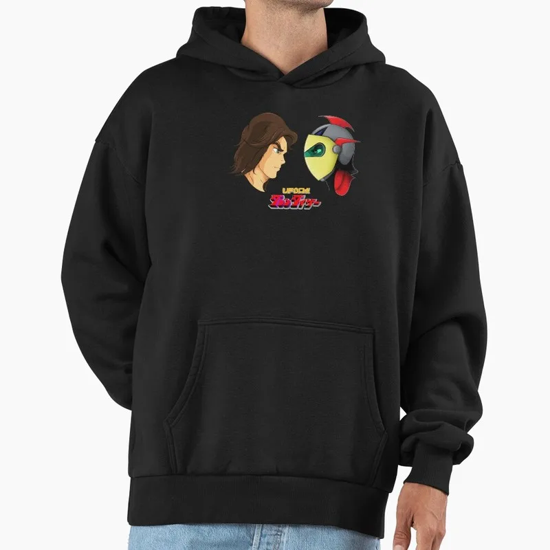 Kagaku Ninja-Tai Gatchaman Science Ninja Team Fleece Pullover Hoodie Vintage 70s Anime Battle of the Planets G-Force Fan Tops