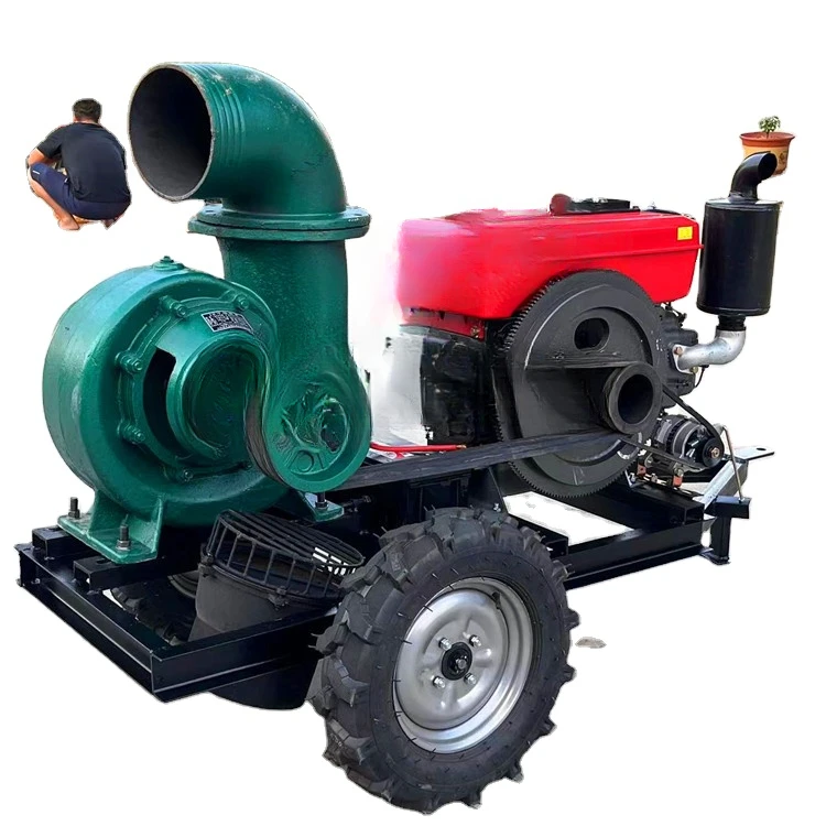 

China Water Pump Factory Supplies 6-inch 8-inch High Flow Diesel Irrigation Water Pump Agricultural Water Pump