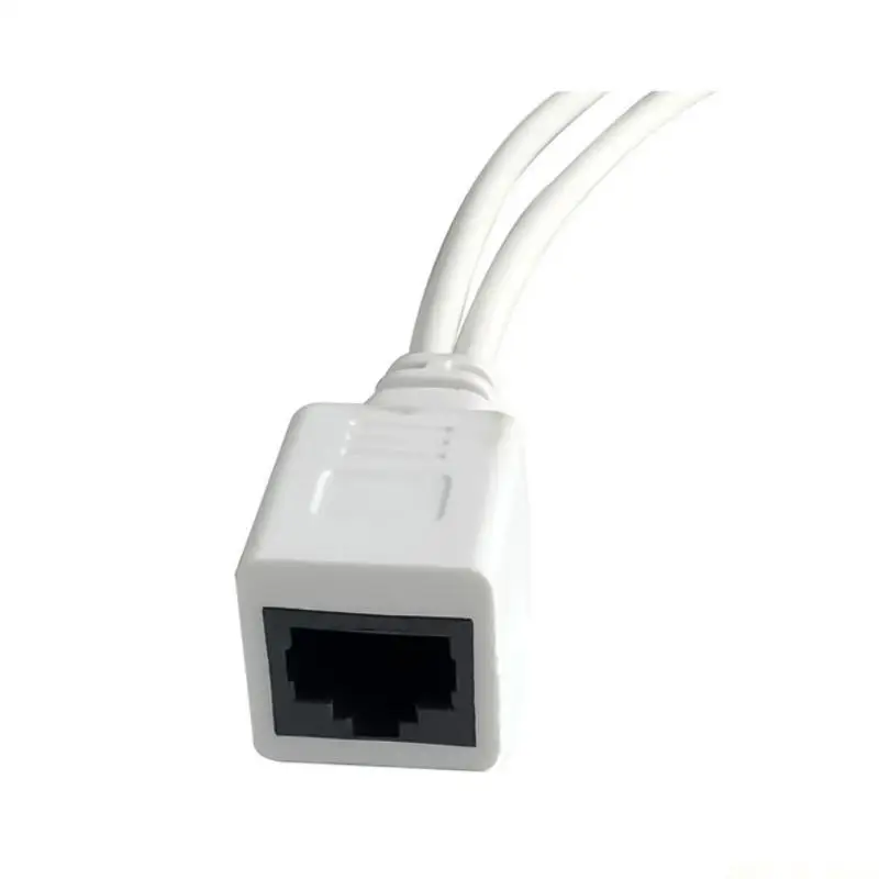 M5TD 1Pairs Ethernet Power Injector and Splitter For Networks Devices DC5.5x2.1mm