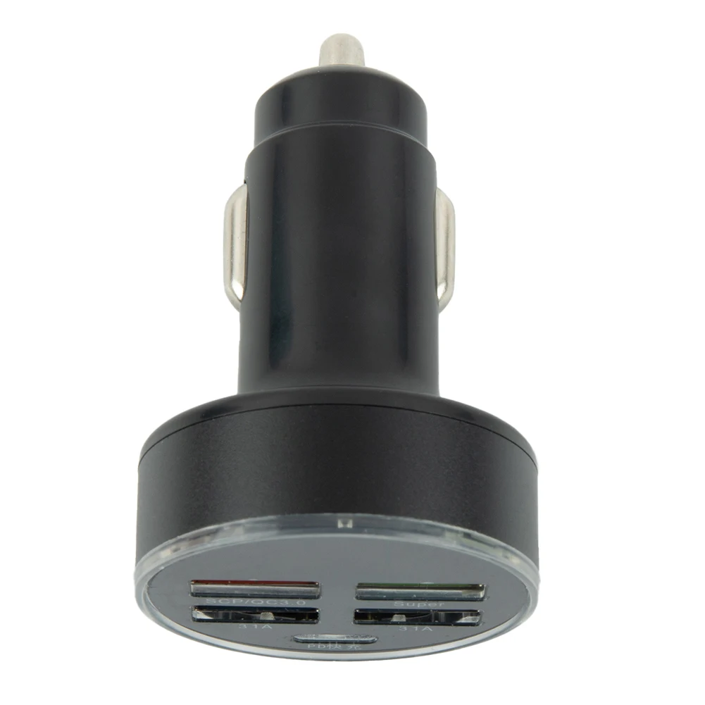 Car Charger Adapter 150W Fast Car Charger Travel Use Over Temperature Protection Over Voltage Protection Easy To Carry
