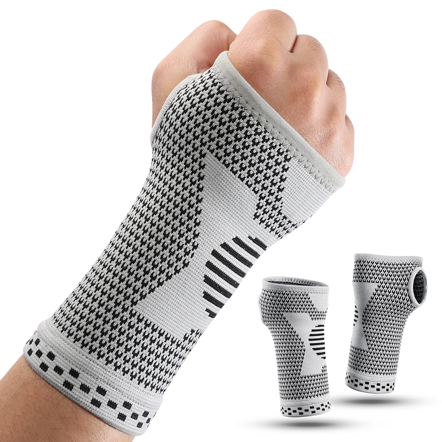 Gym-Sport-Handgelenkbandage Handgelenkschutz Handflächenschutz Verstellbare Handgelenkstütze Kompressionshandschuhe für Karpaltunnelsyndrom