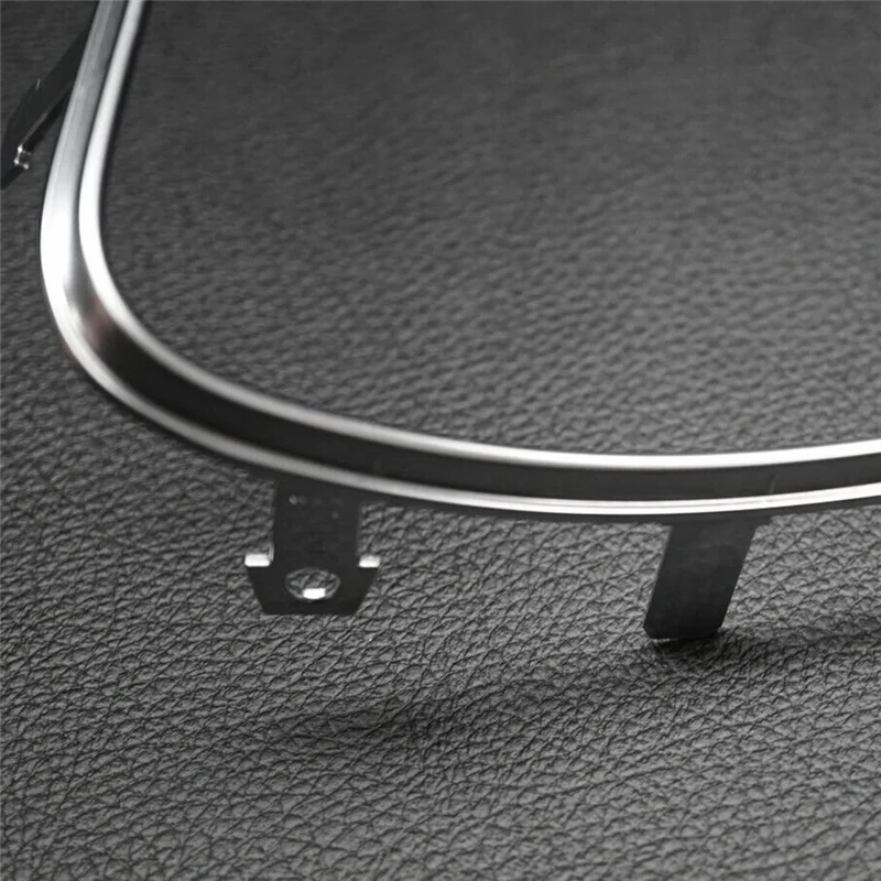 # 404S أ 2056830900 إطار كوب ماء أمامي للسيارة مزين بالكروم (فضي) #6