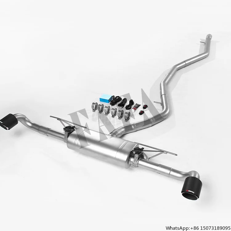 

Высокопроизводительная выхлопная система из нержавеющей стали F16 для X6 2.0 3.0: средняя и концевая секции, электрический клапан, глушитель