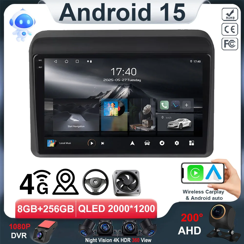 

Android 15 Carplay Auto For Suzuki ERTIGA 2018 2019 2020 Multimedia Navigation Car Radio Player Video WIFi+4G Stereo 360 Camera