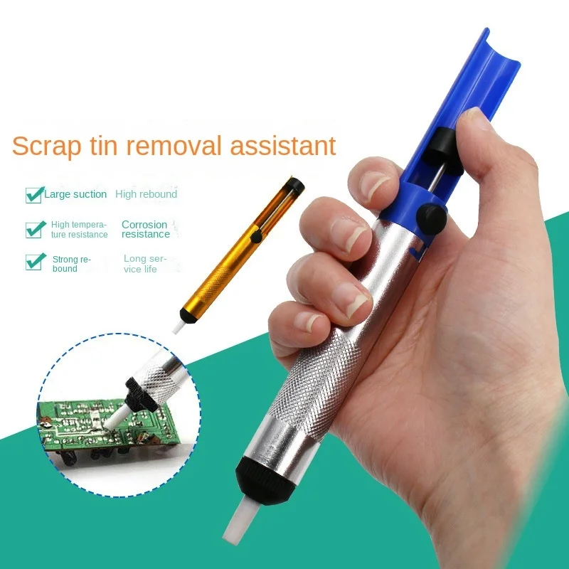 

50 шт., всасывающий пистолет для олова, удаляет остатки олова отходов, паяльник, дополнительный инструмент для разборки и сварки олова