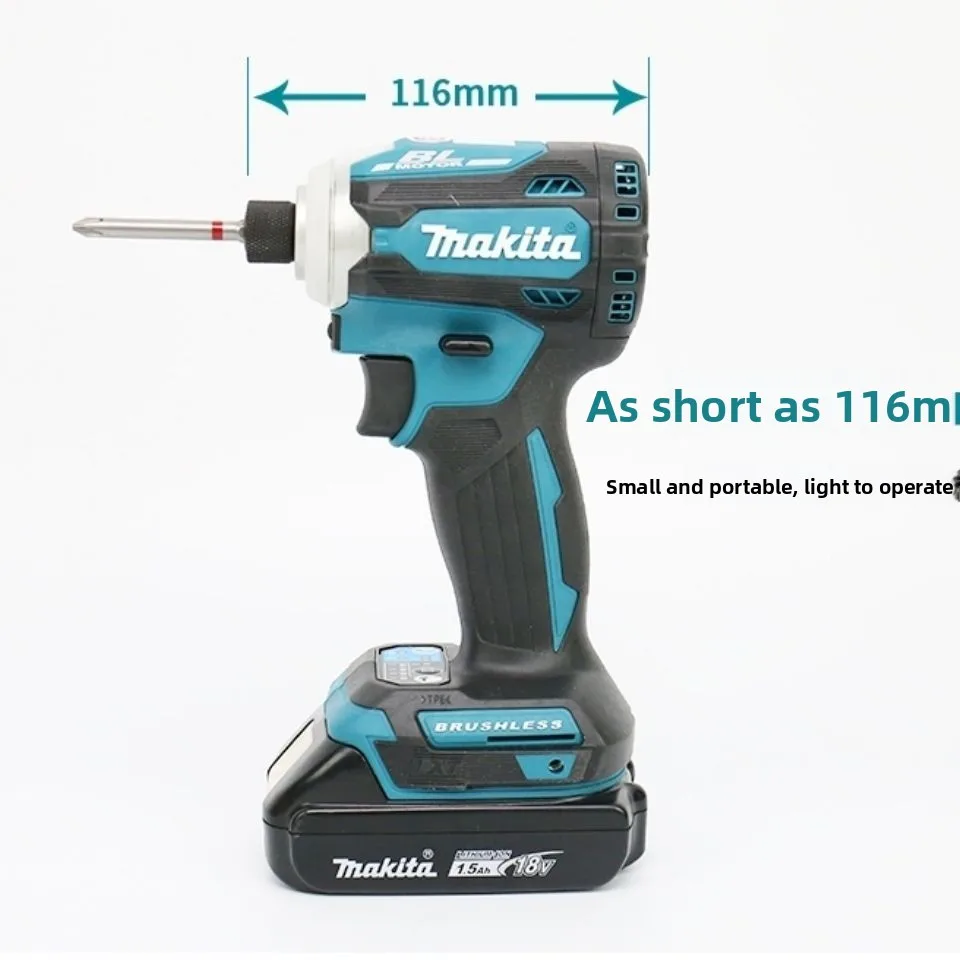 ماكيتا DTD171 18 فولت مفك تأثير بدون فرش - مفك براغي قابل لإعادة الشحن أدوات كهربائية لاسلكية (البطارية غير متضمنة) #5