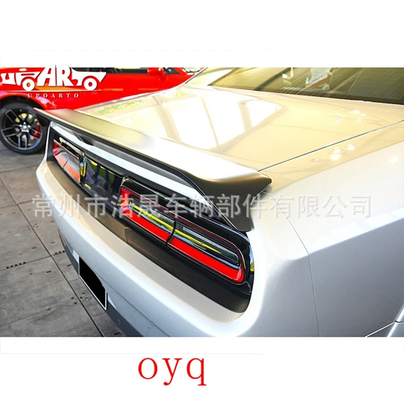 For Dodge Challenger 2015-2021 high quality ABS Plastic Unpainted Color Rear Spoiler Wing Trunk Lid Cover Car Styling