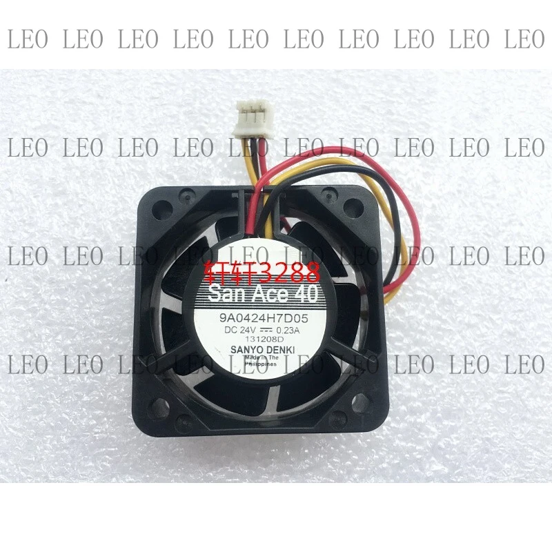 SL For Sanyo 9A0424H7D05 4015 4CM 24V 0.23A 40*40*15mm 3-wire cooling fan