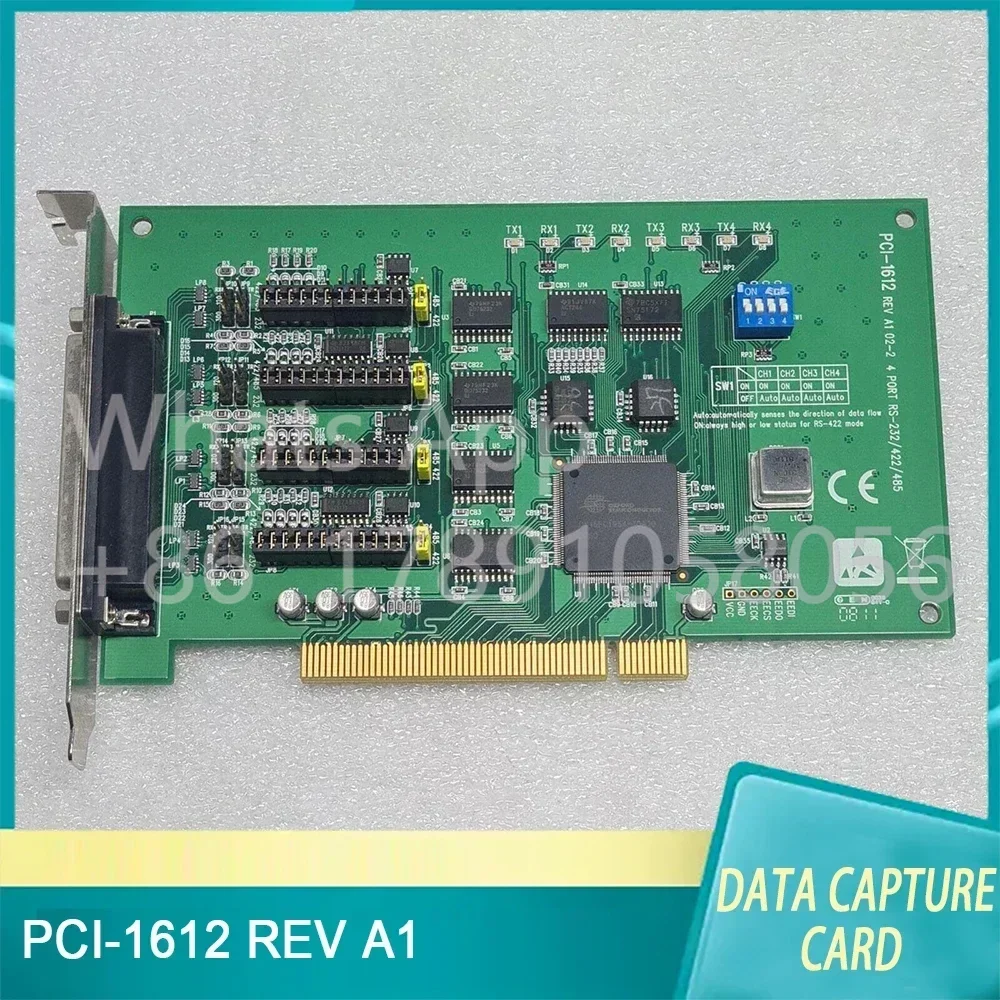 PCI-1612 REV A1 02-2 4 PORT RS-232/422/485 Data Capture Card For Advantech