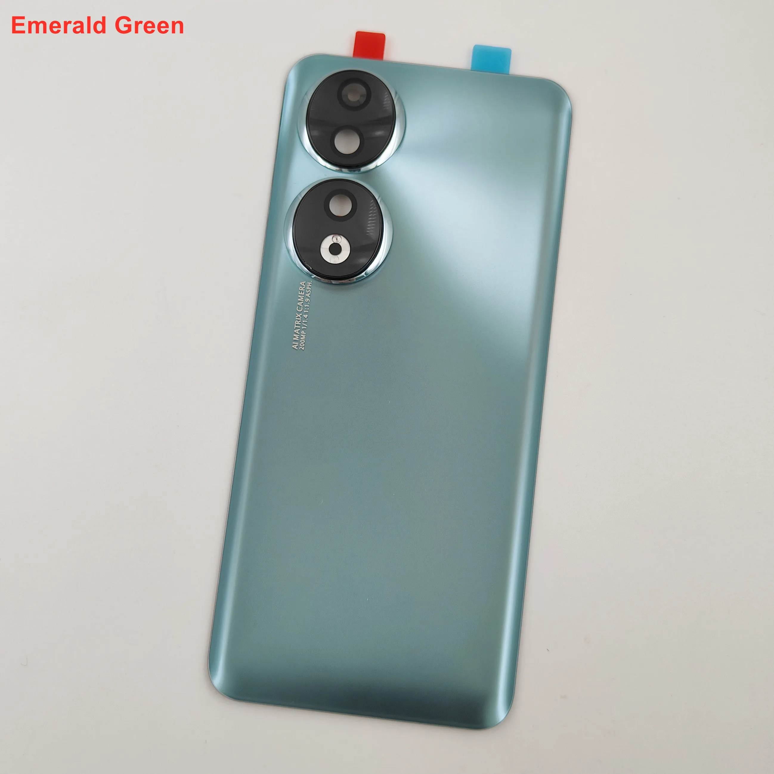 Back Glass Door For Huawei Honor 90 Glass Battery Cover Honor90 Rear Lid Housing Case + Camera Lens + Sticker Adhesive Glue