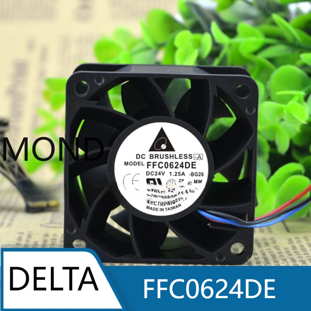 FFC0624DE 6038 24V 1.25A 6CM Original Delta High Air Volume Inverter Fan