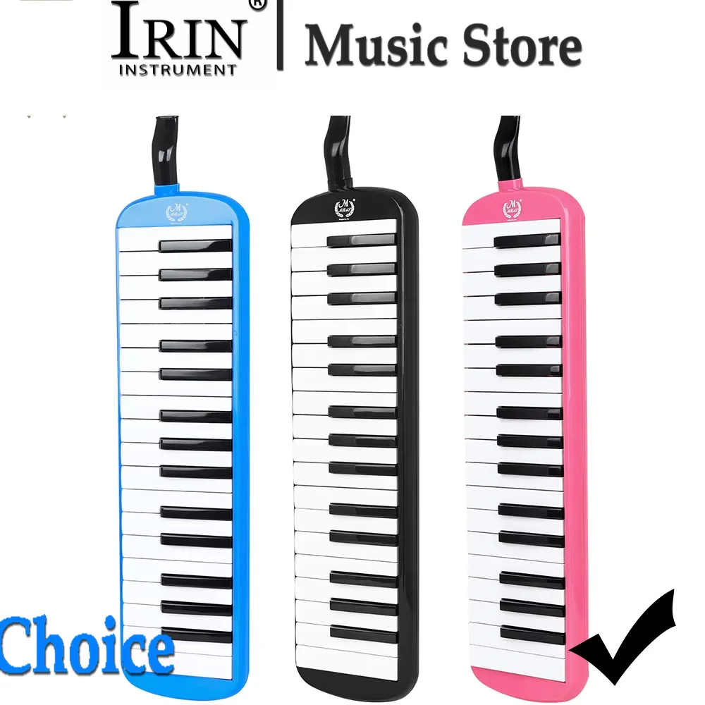 M MBAT 32 Keys Melodica ABS Brass Air Piano Melodica With Protective EVA Box Accessories For School Teaching Music Practice