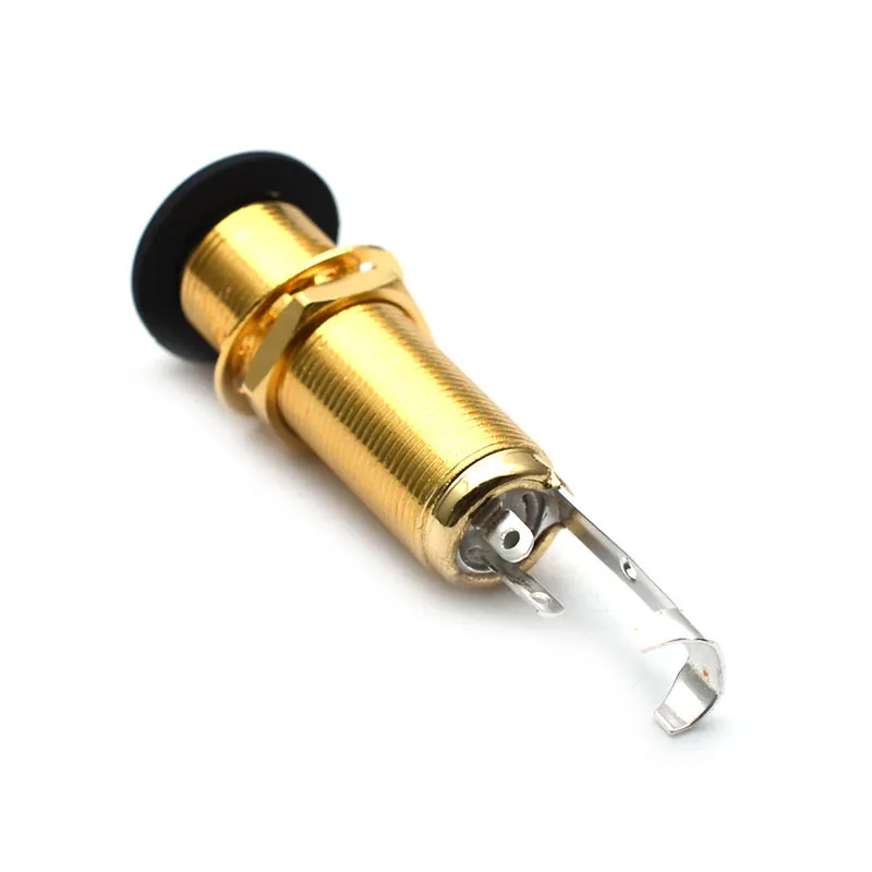 Solid Brass Bass Integrated Output Jack 1/4