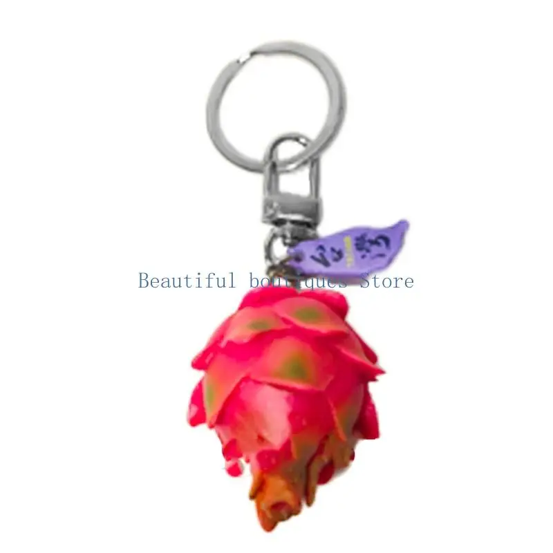 U4LF Adorable Fruit Shaped Keychain Novelty Gift For Friend Birthdays Daily Use