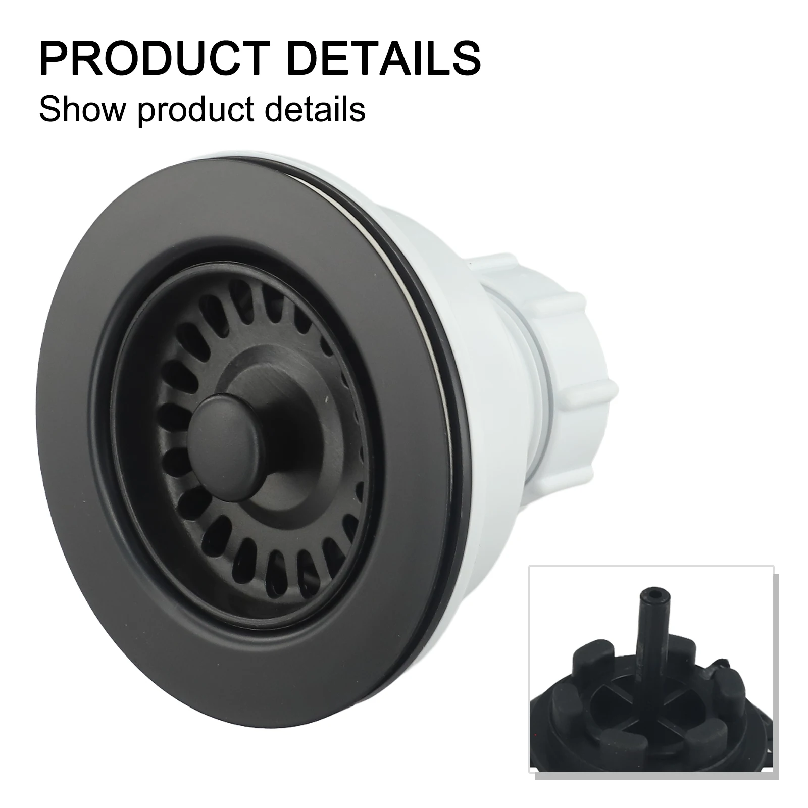 

Фильтр для раковины, фланец для раковины из нержавеющей стали премиум-класса для мини-фильтра-корзины, комплект для мусора, современный и практичный дизайн