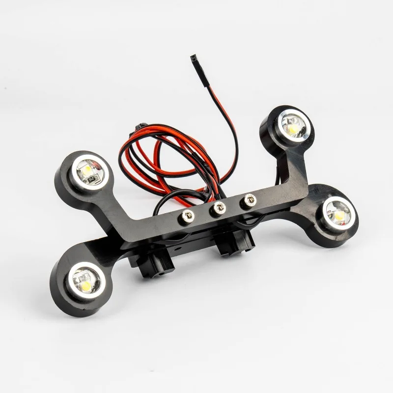 ARRMA Kraton 6S EXB V6 1/8 RC Monster Truck LED Front Spotlight Headlight No-Drill Light Kit with Nylon CNC Mount for Kraton EXB