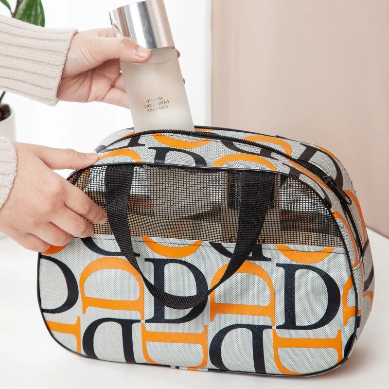 

4pcs Fashion Print Makeup Bags Portable Women's Floral Waterproof Cosmetic Bag Travel Washing Toiletry Shower Storage Pouches
