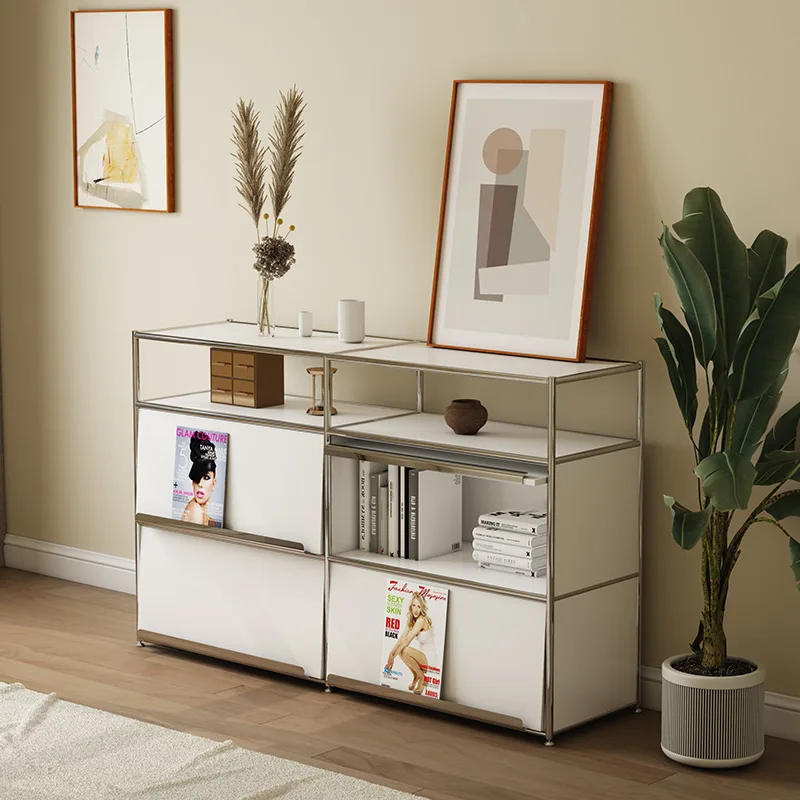 Modern Edge Module Combination TV Medieval Storage Multifunctional Magazine Storage Sofa