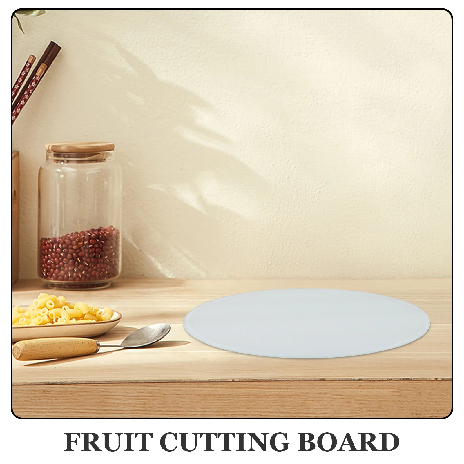 

Tempered Glass Kitchen Cutting Board Nonslip Bottom Chopping Board for Fruits Vegetables Kitchen Cooking Supplies