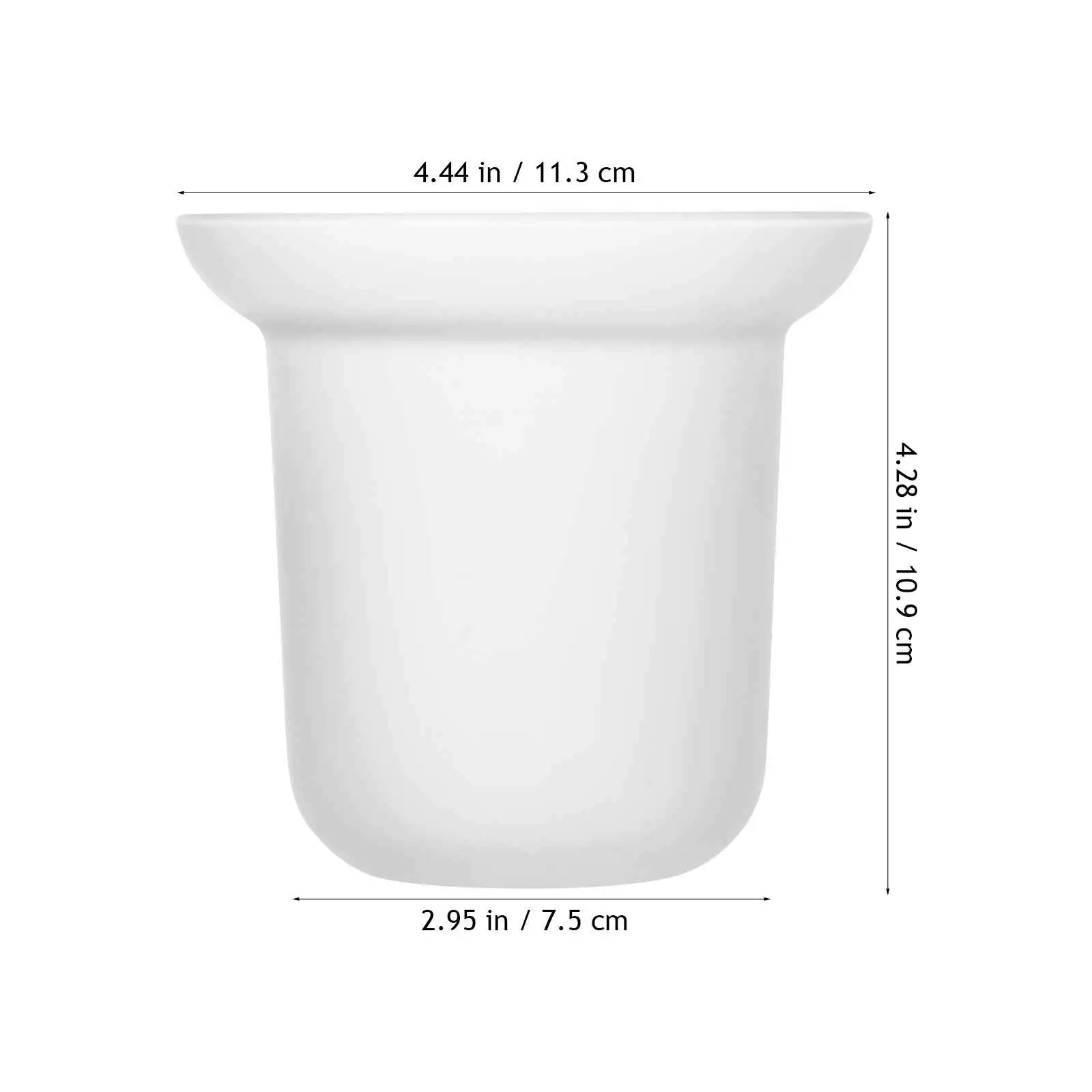 حامل فرشاة المرحاض المثبت على الحائط، كوب زجاجي بلوري، ملحقات ديكور الحمام، رف موفر للمساحة للفرشاة الصحية و