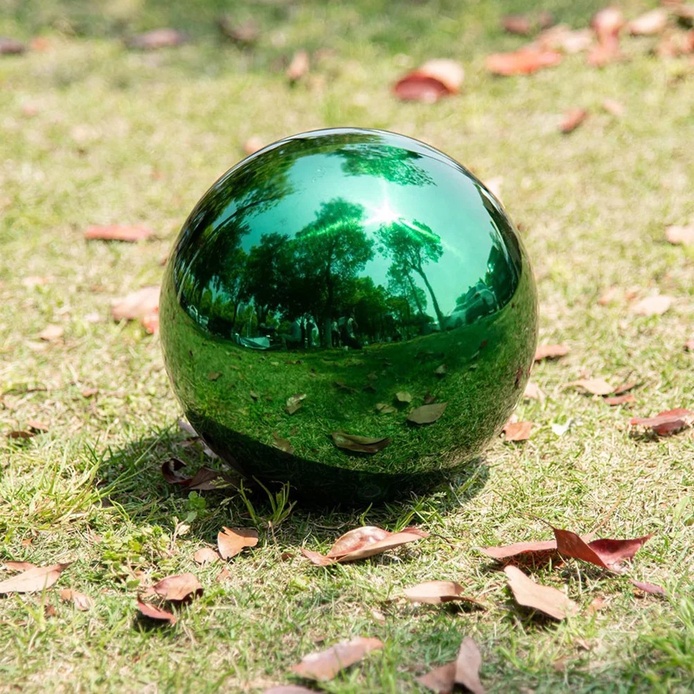 

180MM Mirror like Reflective Gazing Colorful Garden Decor Portable Stainless Steel naments Unique Gift for