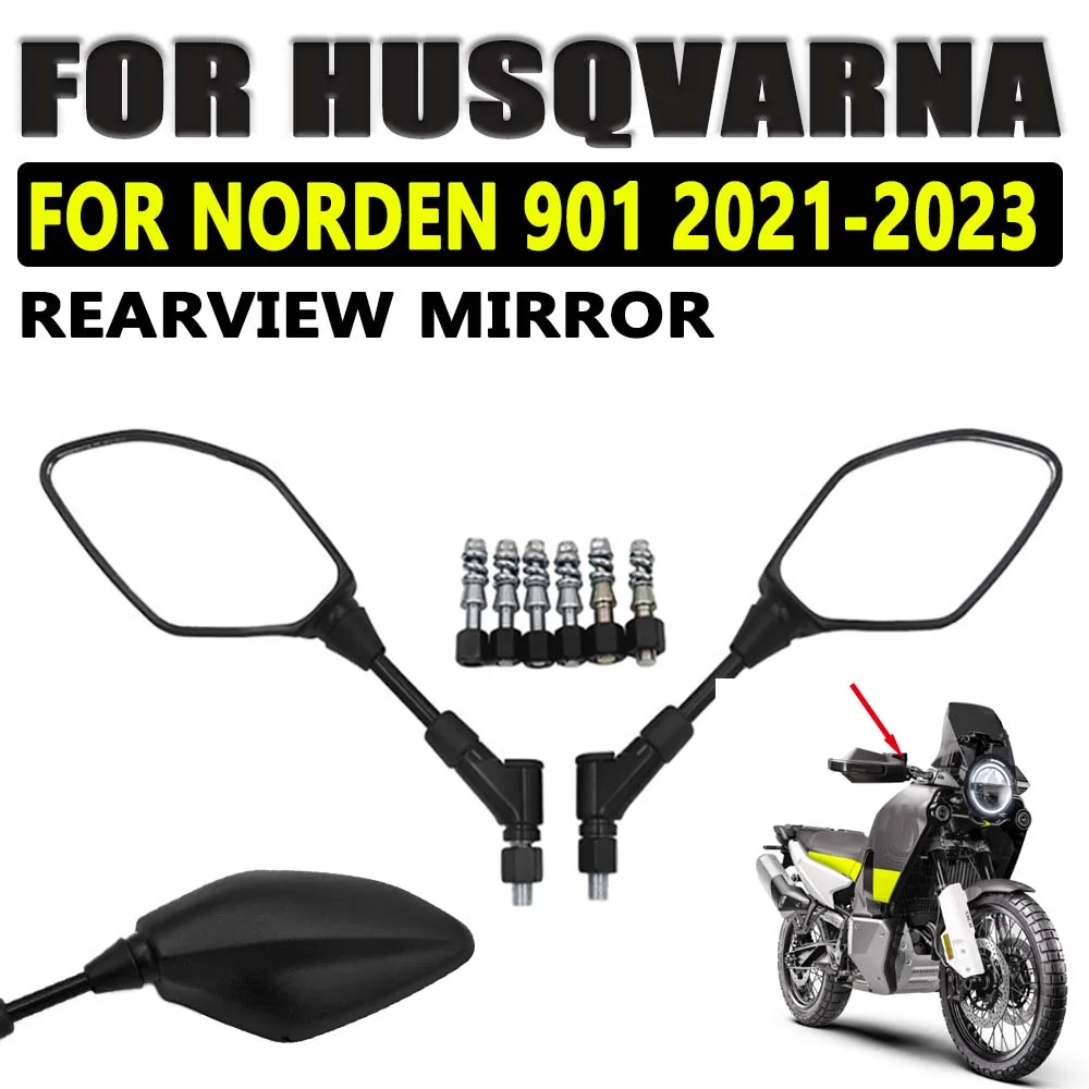 Motorcycle Rearview Mirror For Husqvarna Norden 901 NORDEN901 norden 901 2022 2023 Accessories Side Rear View Mirrors Parts