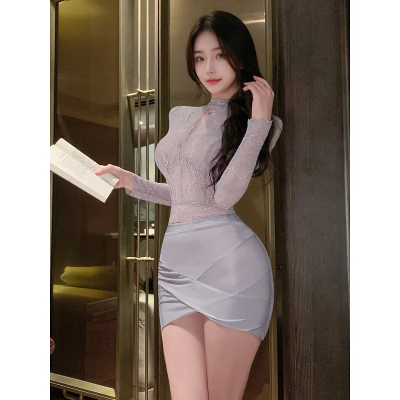 

Сексуальная обтягивающая деловая женская юбка Sle для поездок на работу, женская модная весна 2024, повседневная юбка трапециевидной формы из полиэфирного волокна