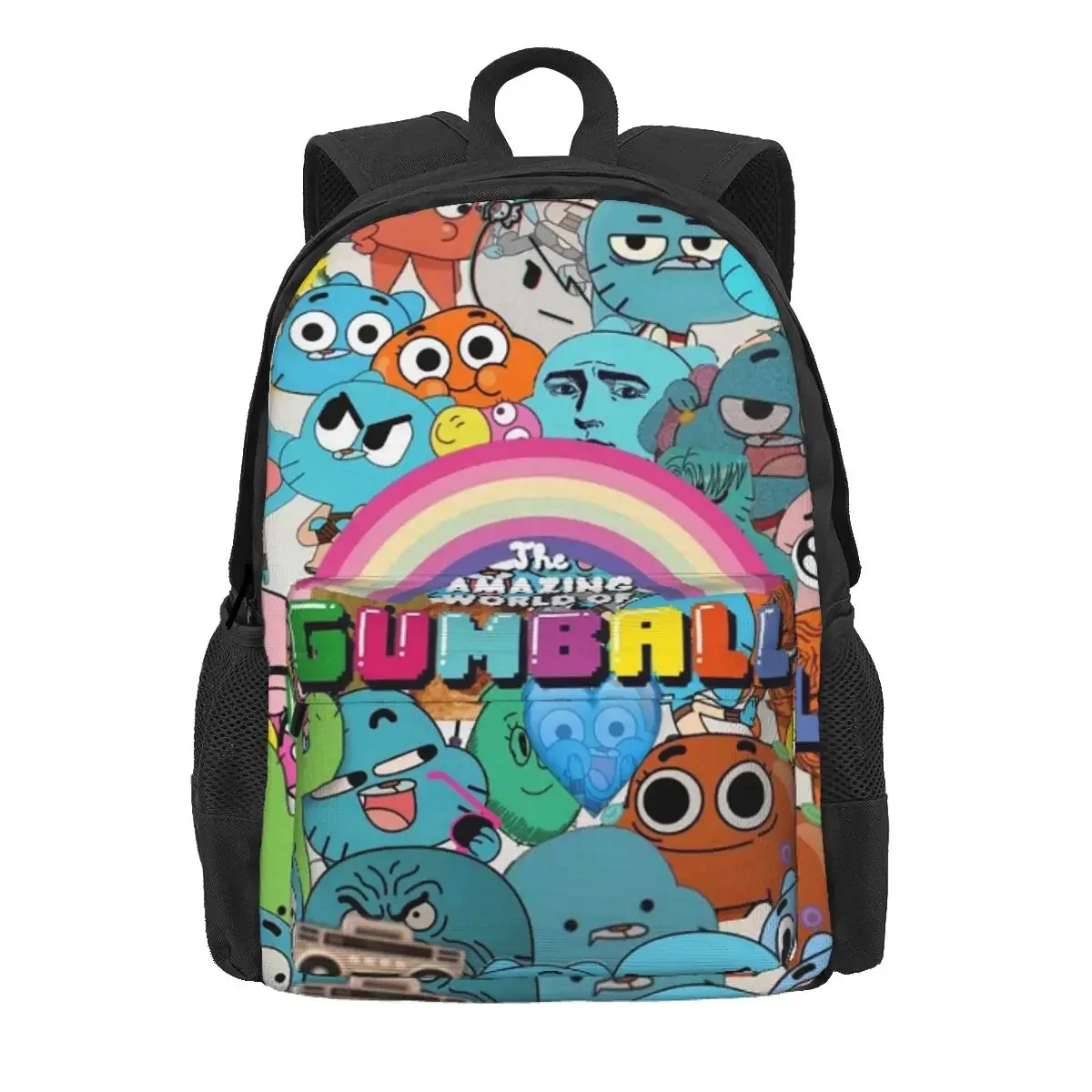 The Amazing World Of Gumball Backpack Daypack Large Capacity Boys Girls BookBag School Bag Shoulder Bags for Men Women