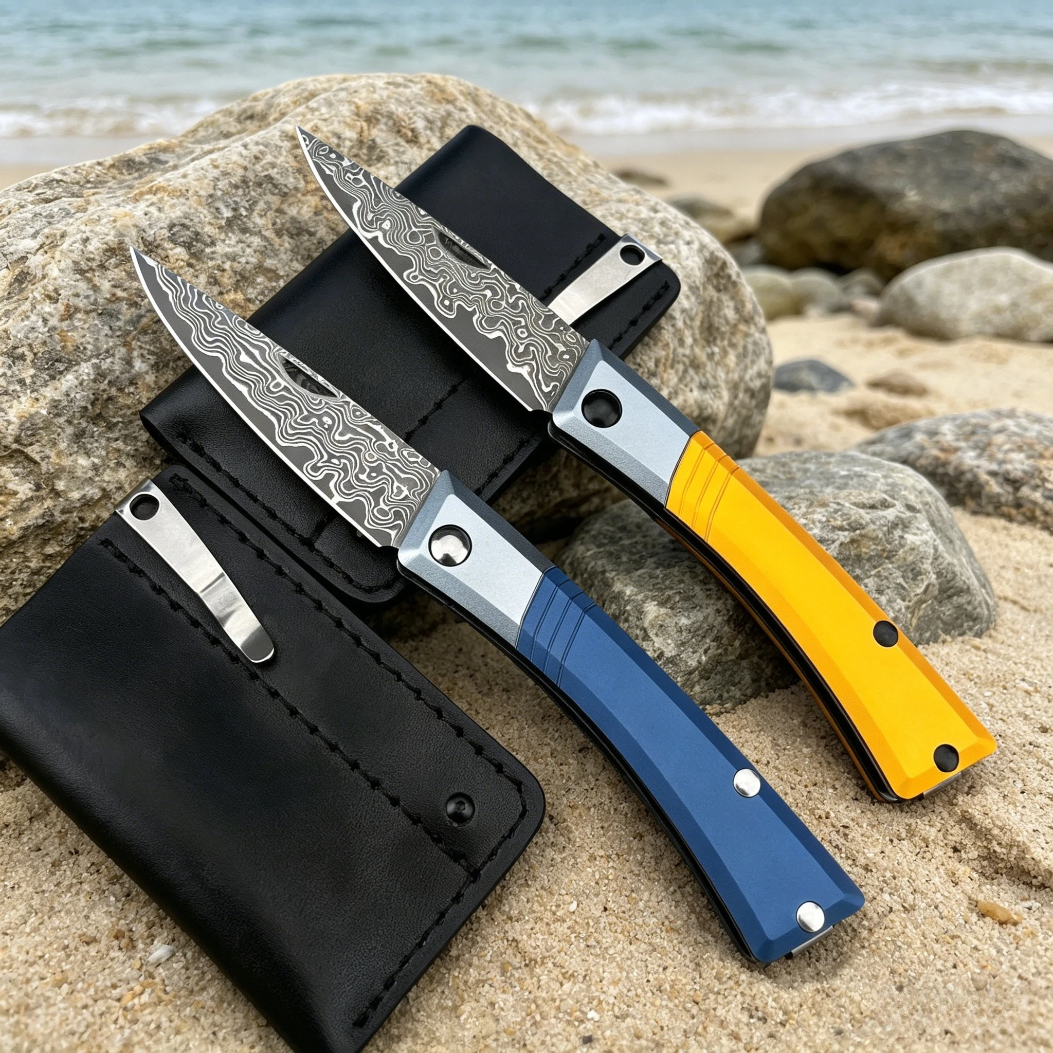 

Складной нож BM 315 из дамасской стали с алюминиевой рукоятью – компактный инструмент для кемпинга и рыбалки. Отличный подарок для мужчин.