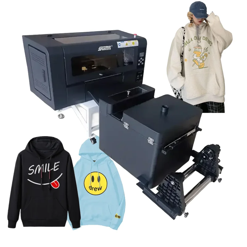 OVEN DTF Printing Machine, 30cm, Impressora DTF, T-shirt, Hoodie, Transferência de calor, A3 DTF Printing Machine com Shaking OVEN, Preço de atacado