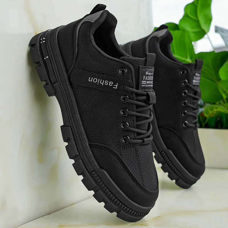أحذية رجالية جديدة للخريف والشتاء ذات قصة منخفضة - أحذية رياضية كاجوال، أحذية عمل مقاومة للاهتراء، أحذية المشي لمسافات طويلة في الهواء الطلق #5