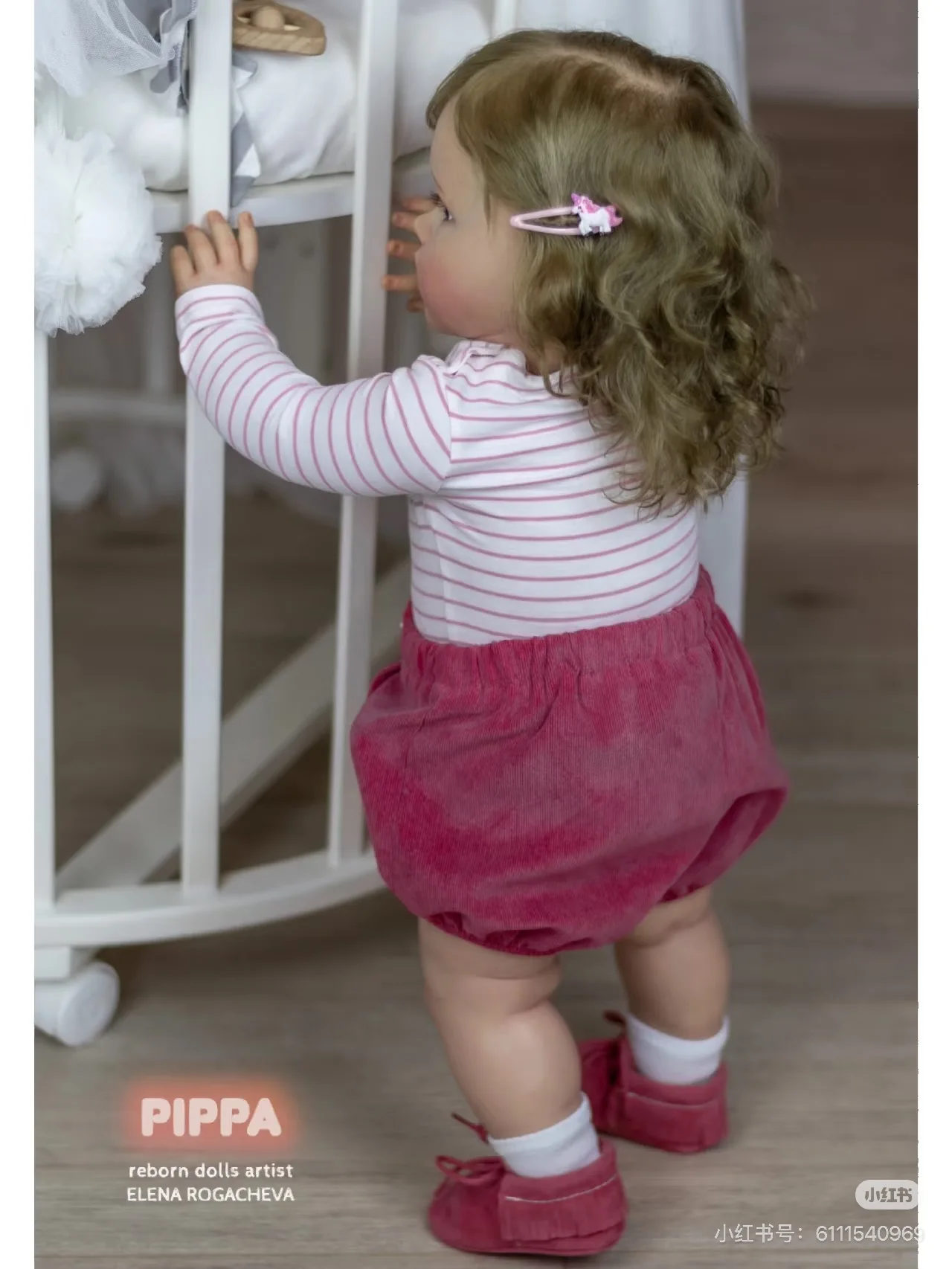 

SINO-BB Reborn Doll 23Inches Aadorable Girl Pippa Real Photos Painted Finished