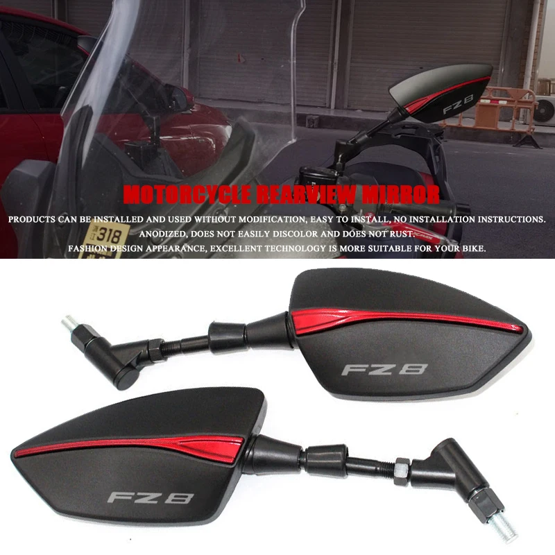 

Universal Motorcycle mirror CNC side Rearview For FZ8 FZ-8
